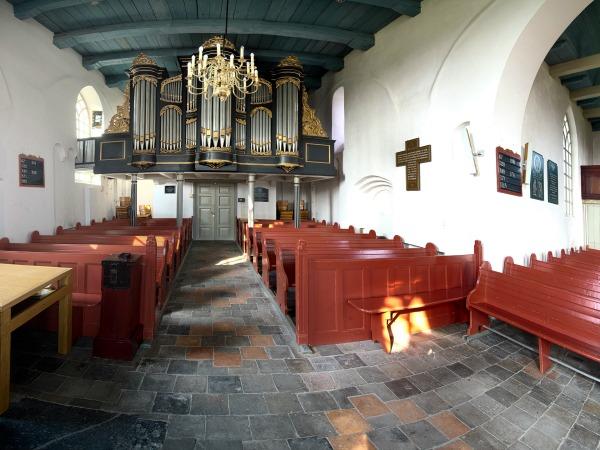 Spijk int richting orgel